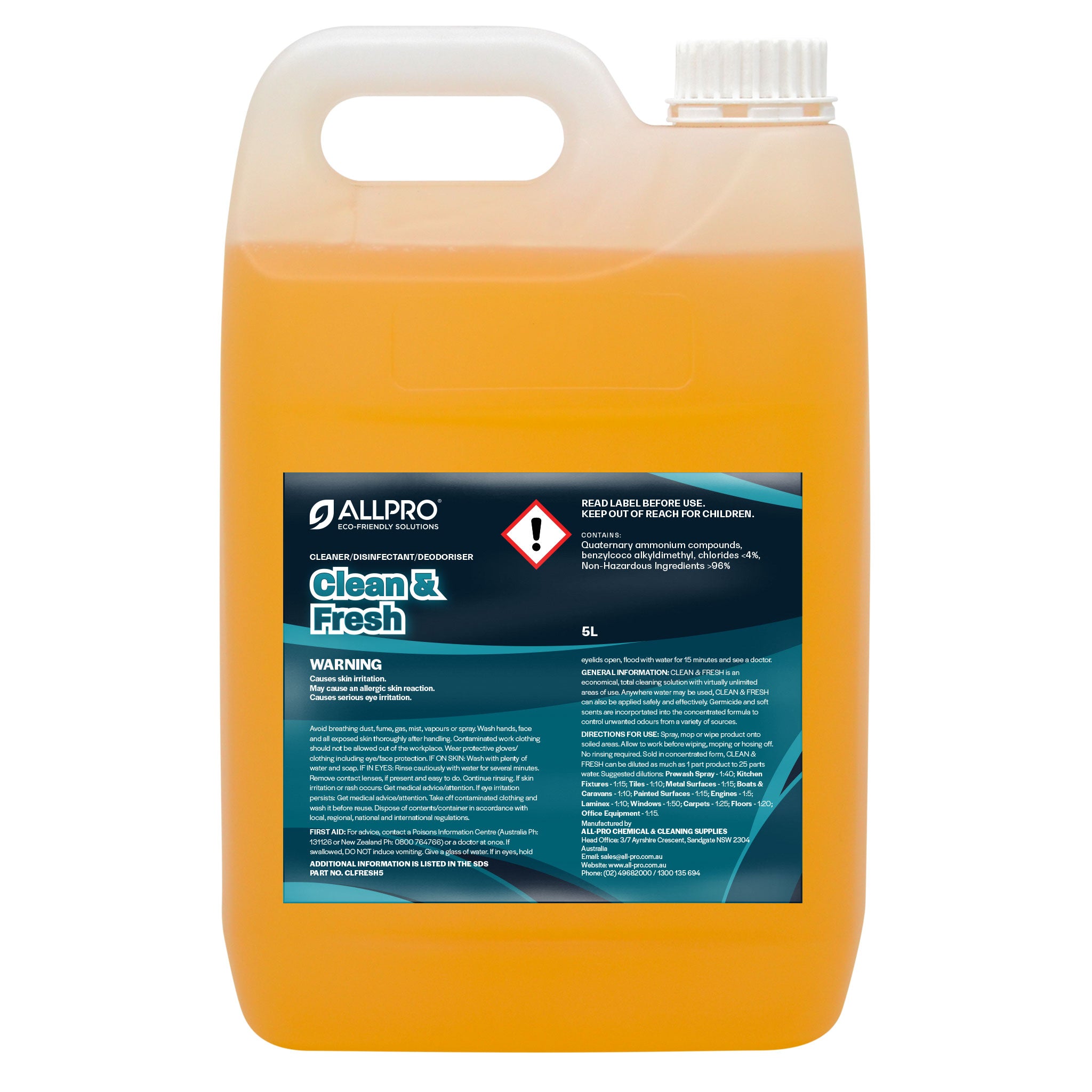 CLEAN & FRESH – All Pro